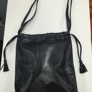 COPY - Hype Boho Tassel Black Leather Bag